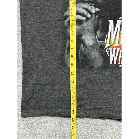 Bob Marley and The Wailers Gray Short Sleeve Shirt Size L Jamaica Collection - Picture 6 of 8